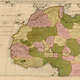 Mapa del norte de África de 1707 según Guillermo Delisle, ampliándolo se aprecia la isla algo al oeste de Canarias. Wikimedia Commons